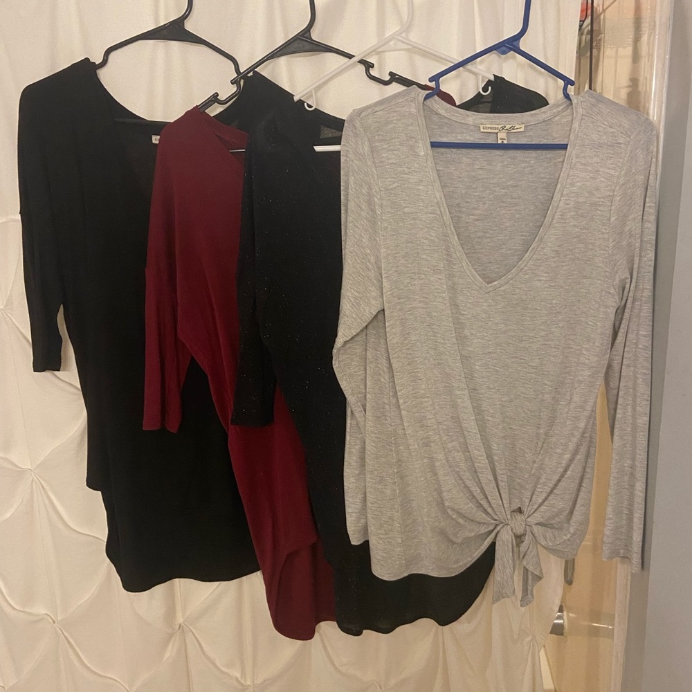 (4) Express One Eleven shirts